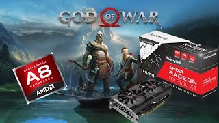 RX 6500 XT  AMD A87600  GOD OF WAR GAMEPLAY [upl. by Nahoj]