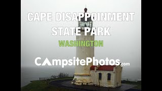 Cape Disappointment State Park Washington Campsite Photos [upl. by Ahsimit]