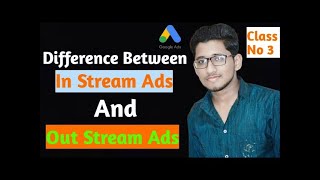 What is difference between instream and outstream ads  Google Ads Difference in Urdu [upl. by Aja]