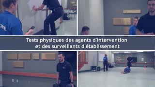 Tests physiques des agents dintervention et des surveillants détablissement [upl. by Aydiv]