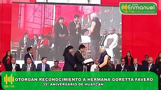 RECONOCIMIENTO A HERMANA GORETTA FAVERO EN HUAYCAN  ATE [upl. by Tterrag]