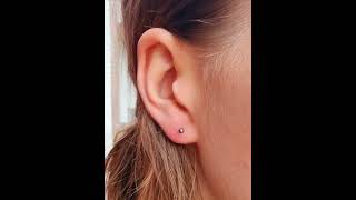 The Piercings Earlobe Piercing by Ferry wwwthepiercingseu  Instathepierc [upl. by Alvis18]