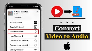 How To Convert Video to Audio on iPhone mp4 to mp3  Video to MP3 Converter on iOS 18 [upl. by Netnerb]