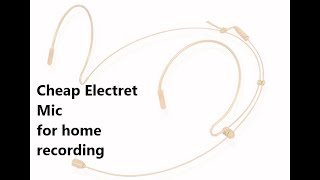 Double Earhook Headset Electret Microphoneany good [upl. by Fabi]