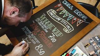 How to Neatly Write on a Chalkboard [upl. by Walkling133]