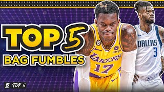 Top 5 NBA Bag Fumbles [upl. by Bryn]