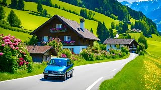 🇨🇭Driving In Switzerland Countryside  Spectacular Mountain View📍Engelberg [upl. by Notterb]