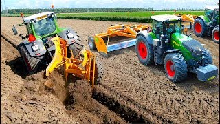 Deep ploughing amp Field Leveling  Fendt 939 S4 2x amp 1050  Van Werven  diepploegen  Plowing [upl. by Elaina4]