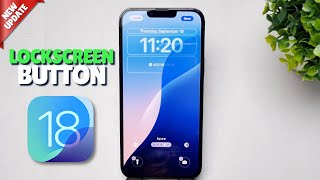 iOS 18 How To Change Lock Screen Button on iPhone [upl. by Iddo]