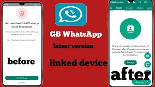 How to solve gb Whatsapp login problem Solution  GB Whatsapp Link Device Problem  GB Whatsapp [upl. by Katinka]