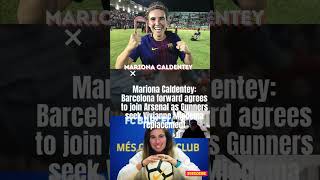 Mariona Caldentey Barcelona forward agrees to join Arsenal as Gunners seek Vivianne Miedem [upl. by Rehtaeh]