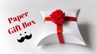 How To Make A Gift Box Out Of Paper Easy [upl. by Nylahsoj813]