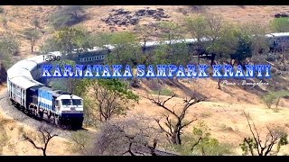 KARNATAKA SAMPARK KRANTI  Pune to Bangalore [upl. by Ahsimit]