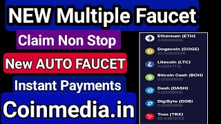 High Paying Faucet  Multiple Currencies  Claim Every 0 Minute Unlimited  NEW AUTO FAUCET 2024 [upl. by Kirad]