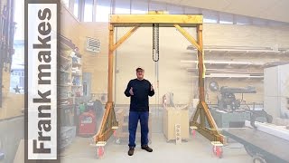 Wooden Gantry Crane [upl. by Letsirc]