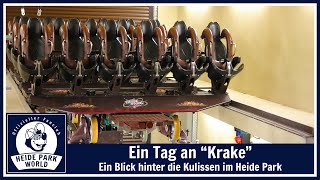 Reportage Ein Tag an quotKrakequot im Heide Park Resort 2015 [upl. by Odoric179]