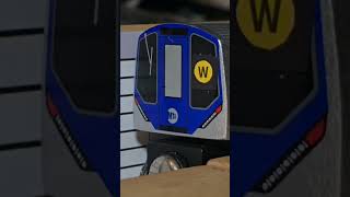 MTA Munipals Custom R211A W train Via Q to 96 St  2nd Av Clip mtasubway munipals [upl. by Atirihs]