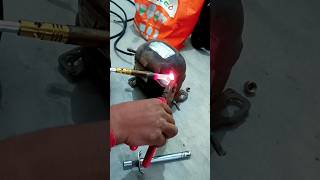 How to Gas Weld Using a Fridge Compressor shorts compressor fridge cooling [upl. by Lagasse]