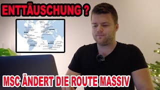 MSC Weltreise nun KOMPLETT anders XXL Umroutung amp Update zur Reisevorbereitung 🛳️ 004 [upl. by Caia634]