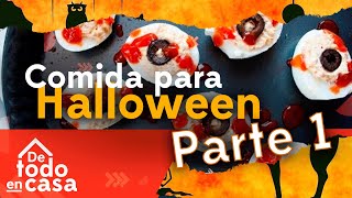 Comida Divertida para Halloween  Parte 1 [upl. by Ylatfen]