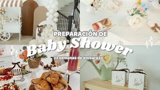 BABY SHOWER BABY 2  33 SEMANAS DE EMBARAZO  FRENCH BABY SHOWER [upl. by Naget108]