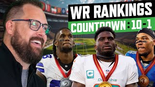 Top 10 WR Rankings  Hungry For More  Fantasy Football 2024  Ep 1607 [upl. by Montford269]