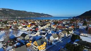 Orkanger City of NorwayDrone [upl. by Whitcomb138]