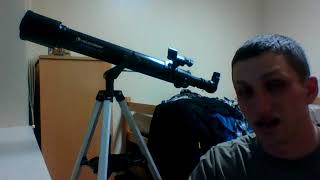 Review on the Celestron PowerSeeker 70AZ Refractor Telescope [upl. by Eirrol203]