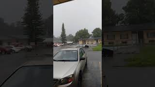 333 hurricane 🌀 Milton update in bartow Florida its just heavy winds and a lot of rain☔stormwatch [upl. by Oram936]