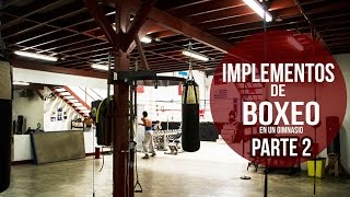 Implementos de boxeo en un GIMNASIO II [upl. by Essilrahc]