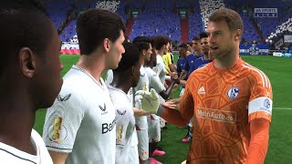 FC Schalke  Bayer Leverkusen DFB Pokal Halbfinale FIFA 23 [upl. by Kcerb952]