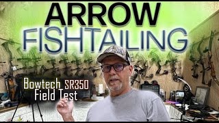 ARROW FISHTAILING  Bowtech SR350 Field Test [upl. by Johppah]