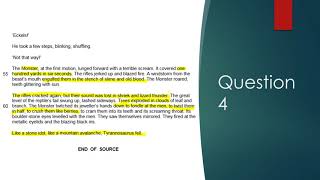 How to do AQA English Language paper 1 question 4 November 2018 [upl. by Audrie]