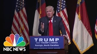 Donald Trump Praises Saddam Hussein For How Well He Killed Terrorists  NBC News [upl. by Indnahc]