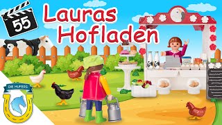 Playmobil Die Hufers  Folge 55 Lauras Hofladen 🧀🥛  Wissensvideo  Wie macht man Käse [upl. by Annoyed966]