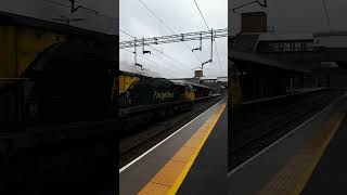 class 70 70008 at Witham december 2019 [upl. by Hazelton]