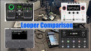 Sheeran Looper VS Cortex VS Tone Master VS Eventine H90 Quick Looper comparison [upl. by Otreblada]