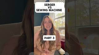 Serger vs Sewing Machine Part 3 Follow me for more sewing tips and tutorials sewing sewinghacks [upl. by Aymer749]