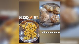 Potato fry amp Wheat mamoose for kids 😋 [upl. by Hannala]