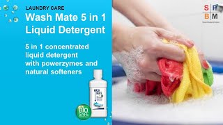 Modicare Washmate 5 in 1 liquid detergent with powerzyme amp natural softener in KANNADA by CHANDRAHAS [upl. by Schwing622]