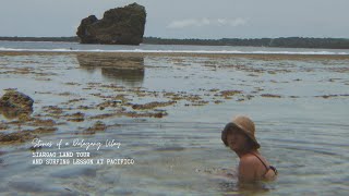 Siargao Land Tour and Surfing Lesson at Pacifico [upl. by Anneuq]