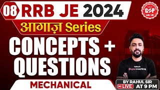 RRB JE 2024 Mechanical Engineering  SSC JE 2025 Mechanical Engineering by Rahul Sir [upl. by Golanka]