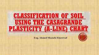 Classification of soil using the casagrande plasticity chart  Example 1  التصنيف بمنحنى اللدونة [upl. by Hurd]