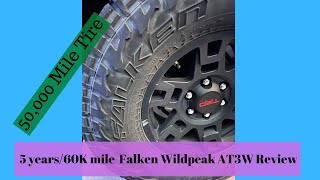 Falken Wildpeak AT3W 5 year  60000 mile review [upl. by Alric]