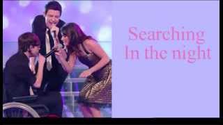 Glee Dont Stop Believing X Factor UK Lyrics [upl. by Garlanda]