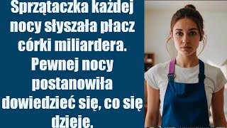 Sprzątaczka każdej nocy słyszała płacz córki miliardera Pewnej nocy postanowiła dowiedzieć się [upl. by Driskill]