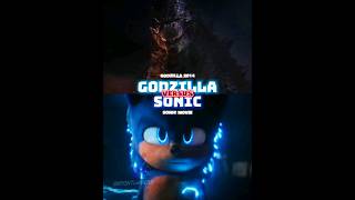 Godzilla vs Sonic shorts godzilla2014 sonicmovie legendary paramount monsterverse vsedit [upl. by Ybroc622]