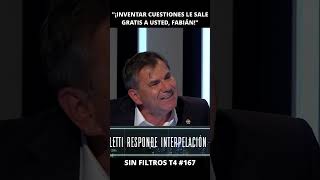 Bassaletti “¡Inventar cuestiones le sale gratis a usted Fabián”  Sin Filtros T4 167 [upl. by Cherrita]