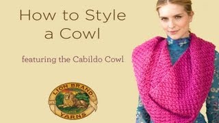 How to Style a Cowl [upl. by Zilef980]