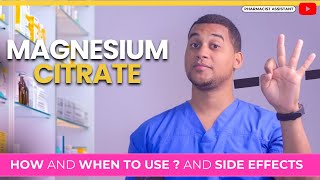 Magnesium Citrate How to Use It amp 3 Common Side Effects [upl. by Aibsel]